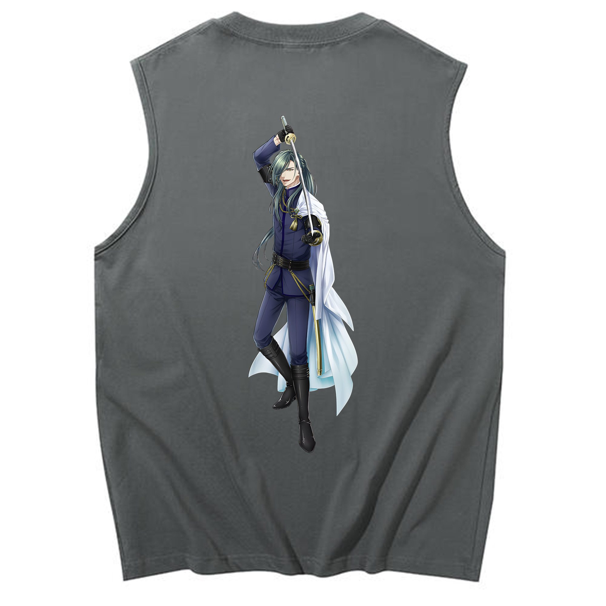 （画像用） 刀剣乱舞 Touken Ranbu コットン100％タンクトップ（背面プリント）